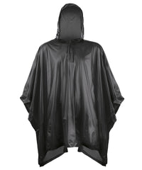 Splashmacs Kids Plastic Poncho - Black