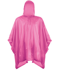 Splashmacs Kids Plastic Poncho - Fuchsia