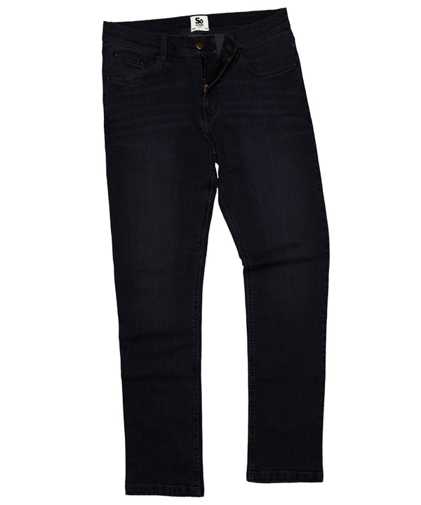 AWDis Leo Straight Jeans - Black