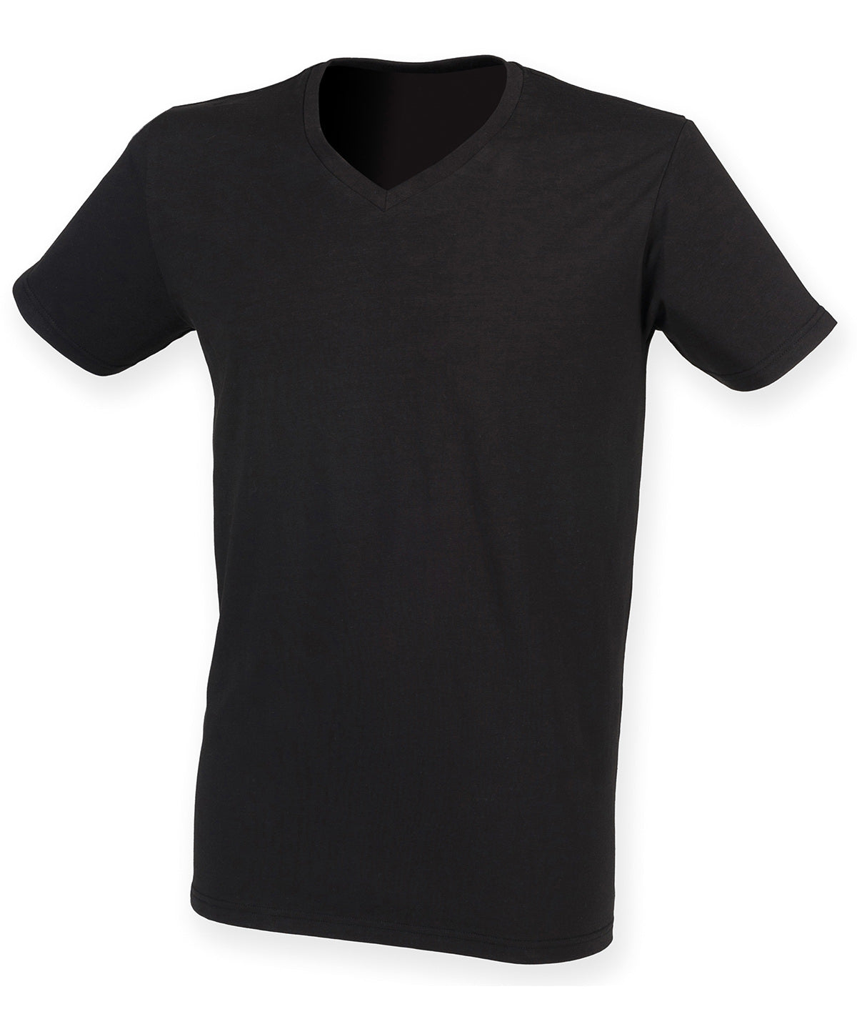 Men's Feel Good Stretch V-neck T-shirt - Black