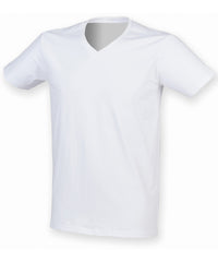 Men's Feel Good Stretch V-neck T-shirt - White