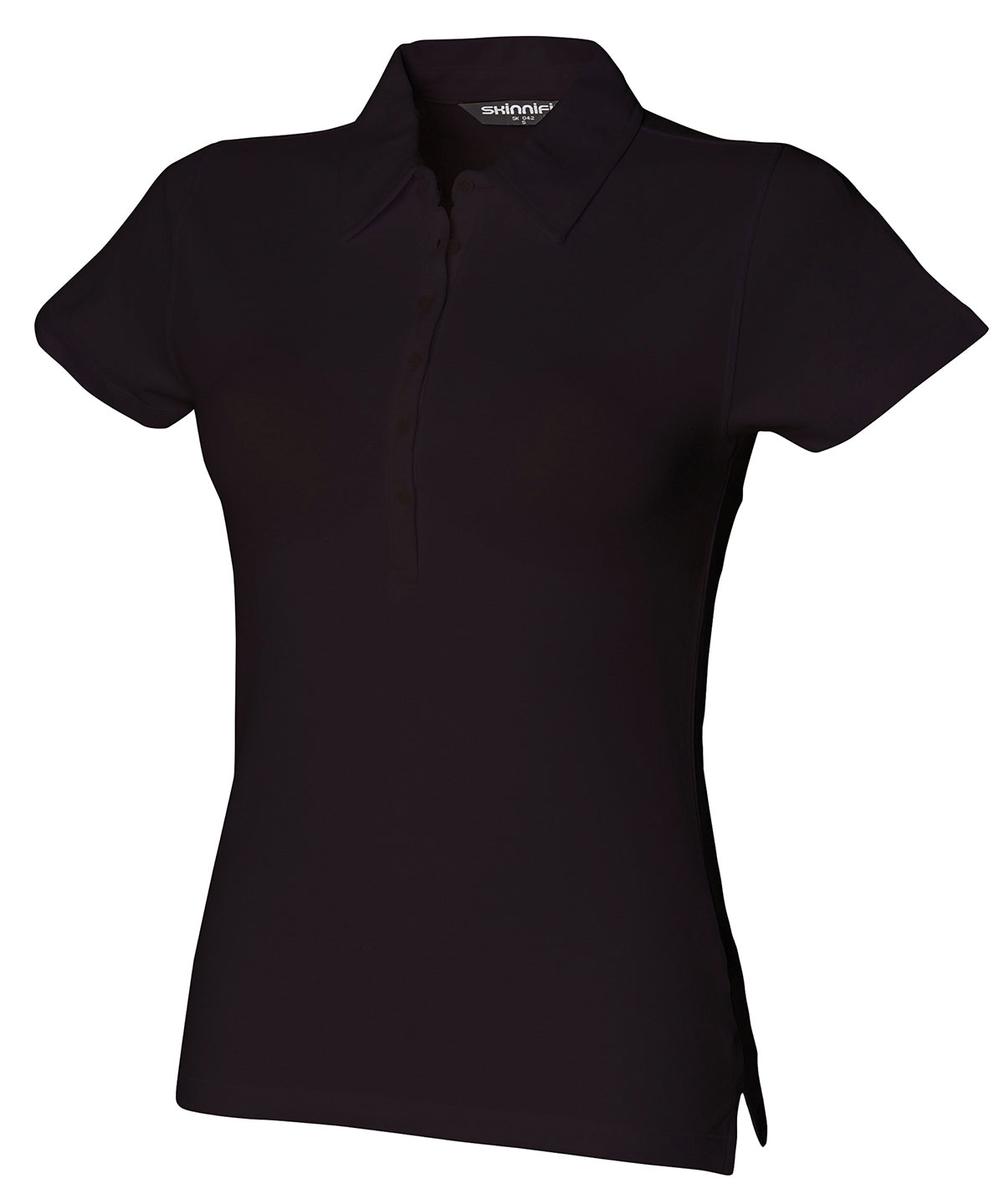 SF Women's Short Sleeve Stretch Polo - Black
