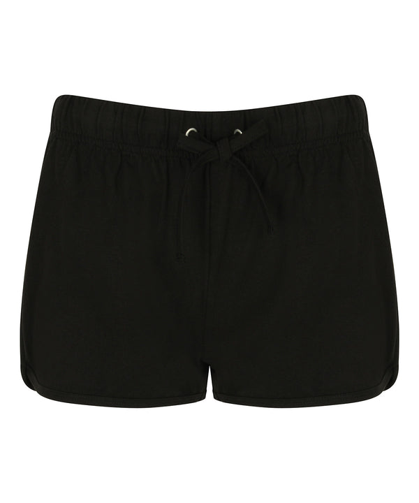 SF Women's Retro Shorts - Black/Black