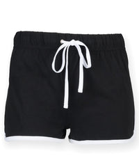 SF Women's Retro Shorts - Black/White
