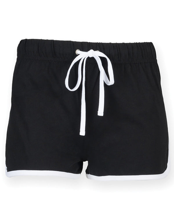 SF Women's Retro Shorts - Black/White