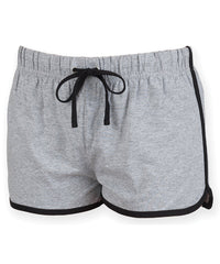 SF Women's Retro Shorts - Heather Grey/Black