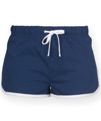SF Women's Retro Shorts - Navy/White