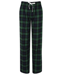 SF Women's Tartan Lounge Pants - Navy/Green Check