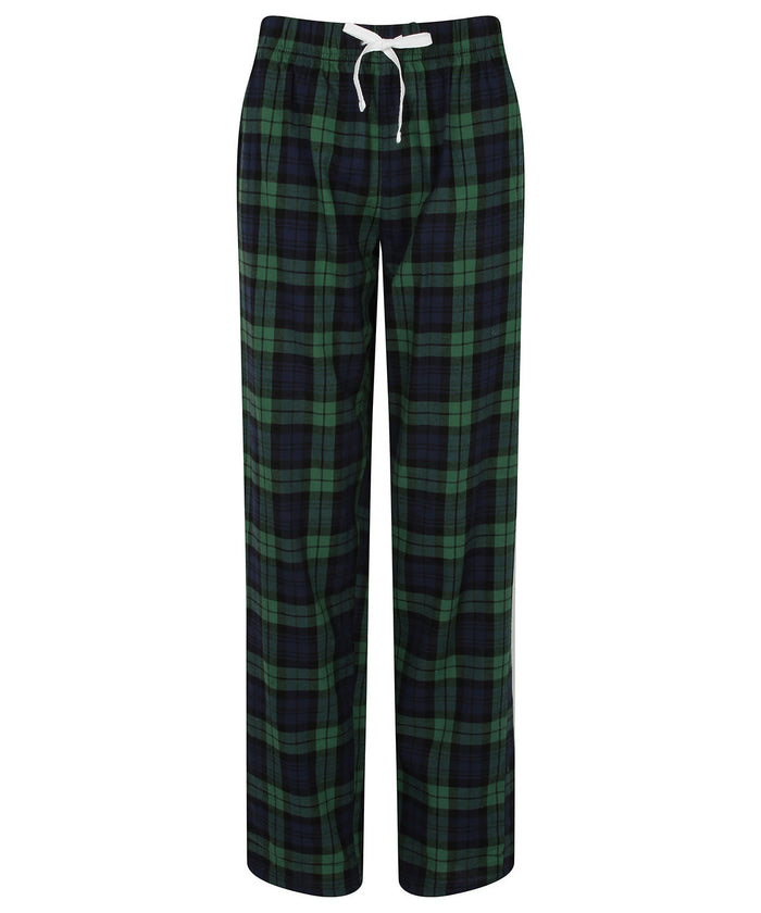 SF Women's Tartan Lounge Pants - Navy/Green Check