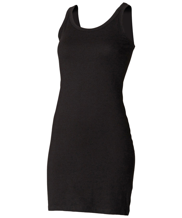 SF Extra Long Stretch Tank - Black