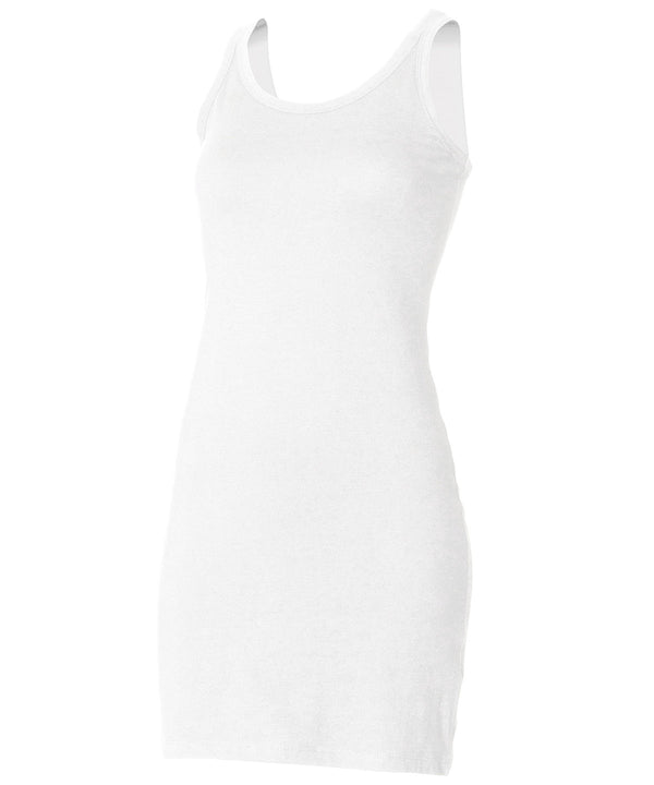 SF Extra Long Stretch Tank - White