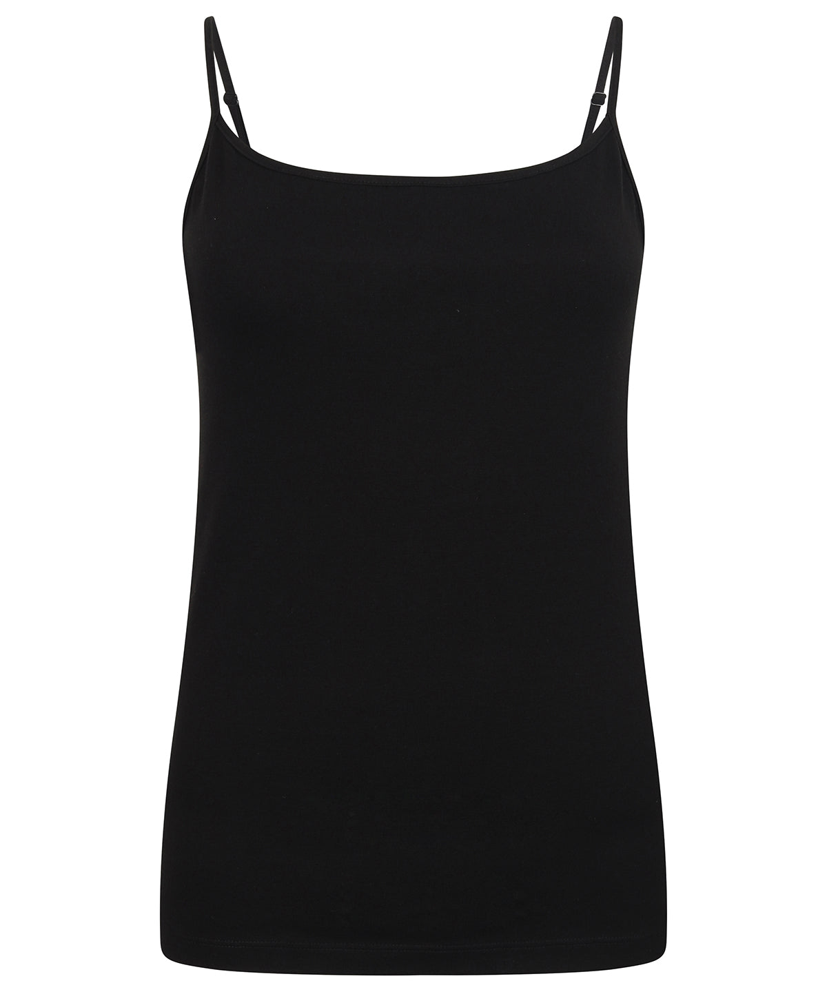 Women's Feel-good Stretch Spaghetti Vest - Black