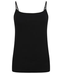Women's Feel-good Stretch Spaghetti Vest - Black