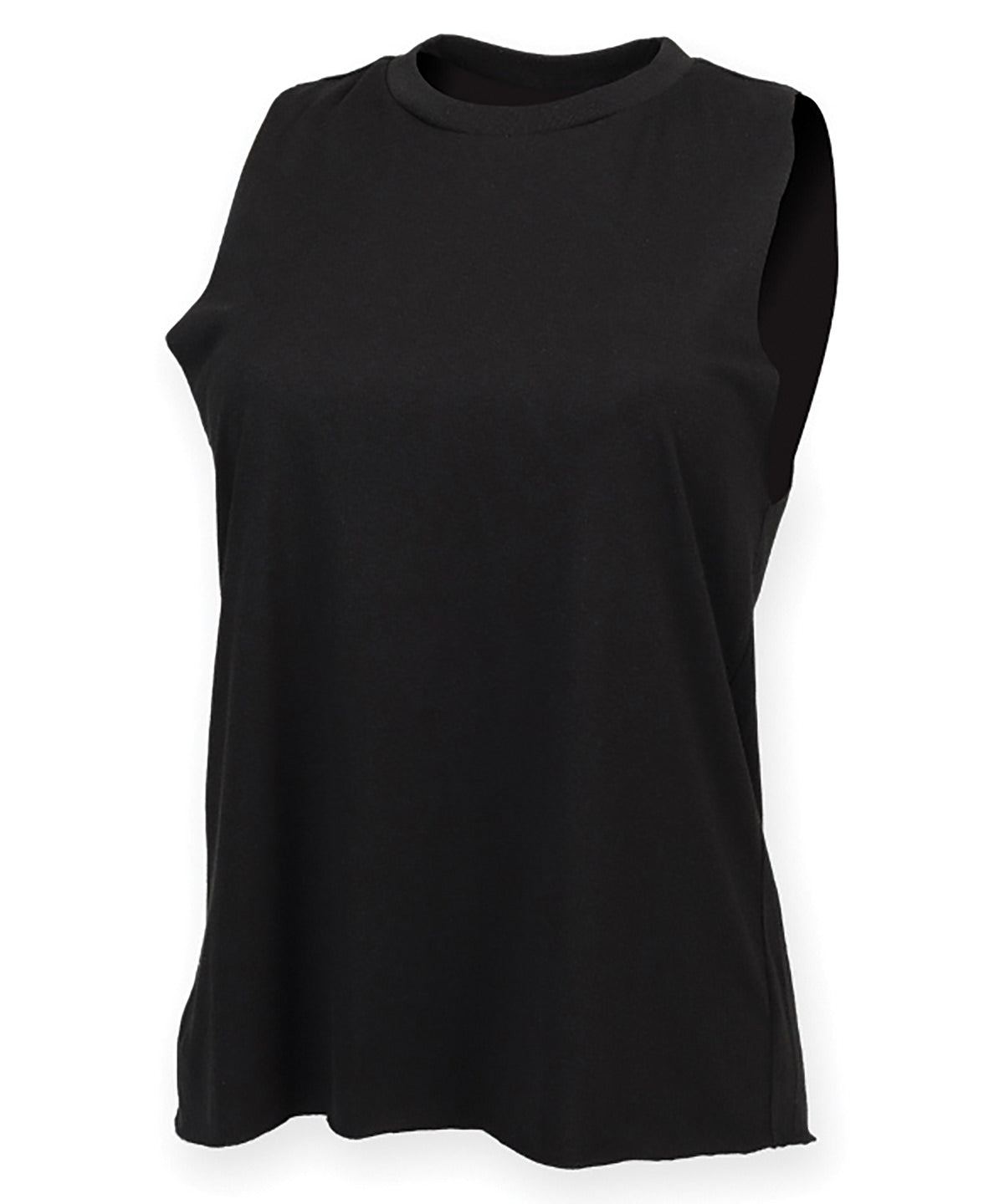 SF High Neck Vest - Black