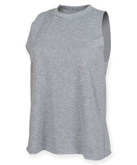 SF High Neck Vest - Heather Grey