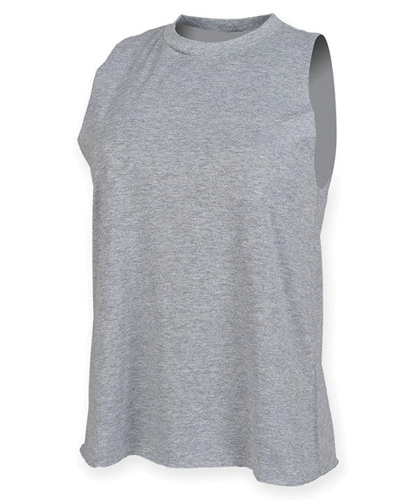 SF High Neck Vest - Heather Grey