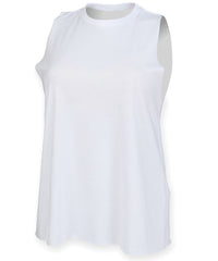 SF High Neck Vest - White