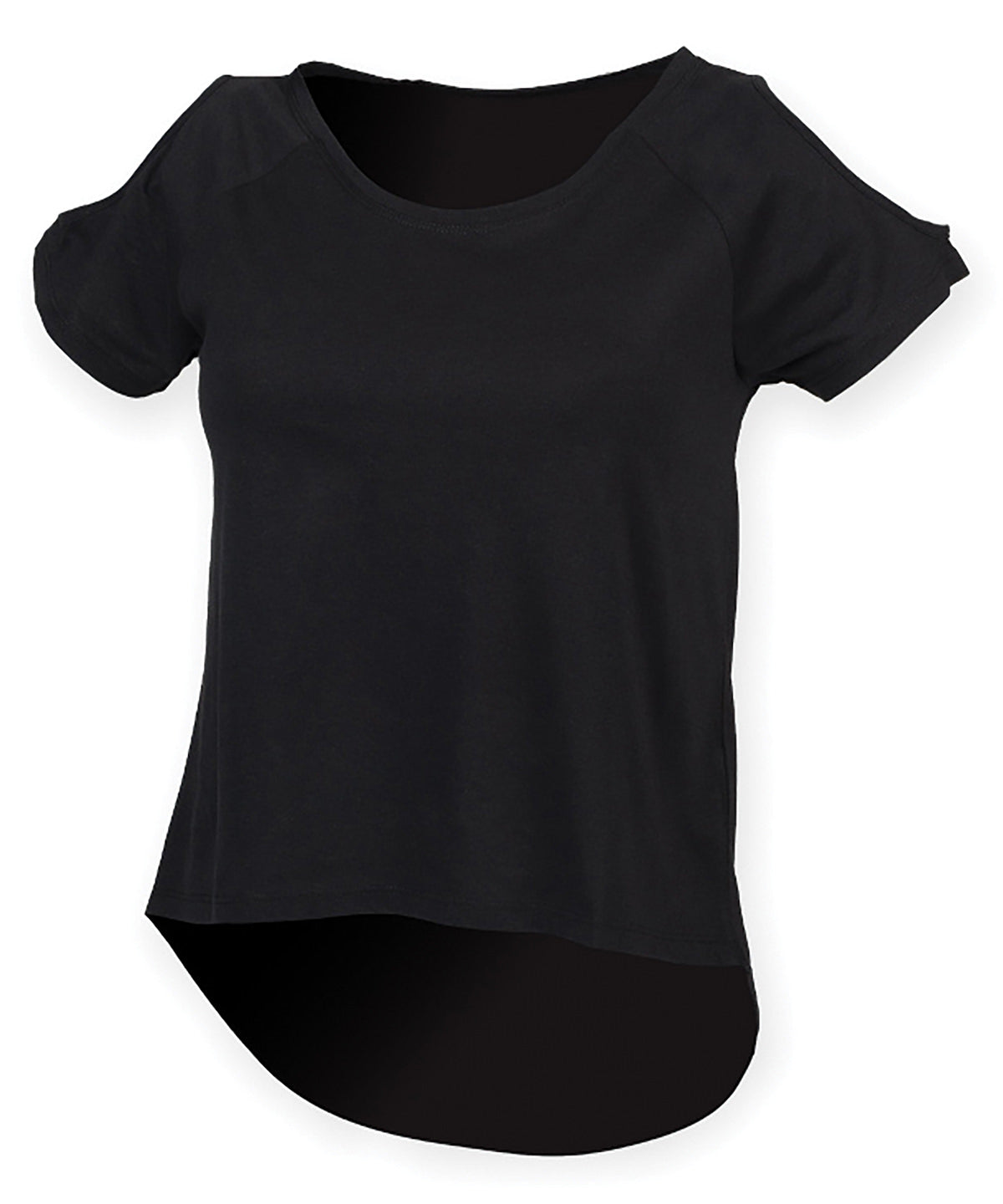 SF T-shirt with Drop Detail - Black
