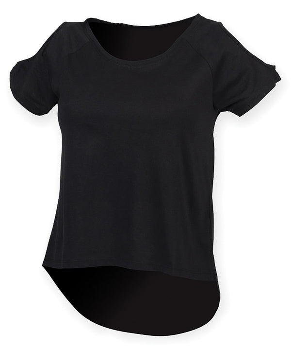 SF T-shirt with Drop Detail - Black