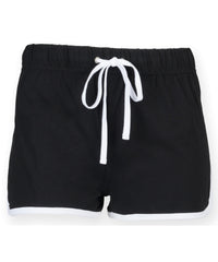 SF Kids Retro Shorts - Black/White