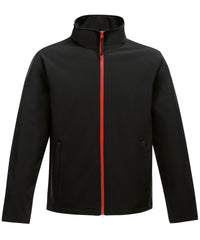 Regatta Ablaze Printable Softshell - Black/Classic Red