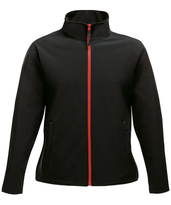 Regatta Women's Ablaze Printable Softshell - Black/Classic Red
