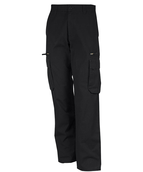 Kariban Multi Pocket Trousers - Black