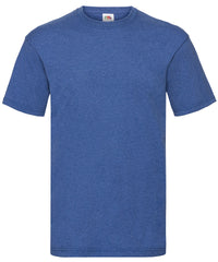Fruit of the Loom Valueweight T - Retro Heather Royal