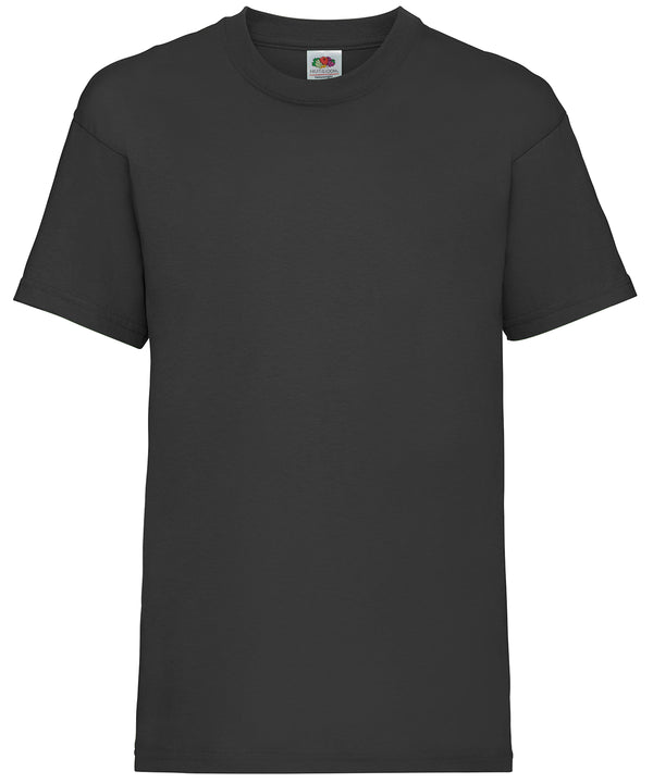 Fruit of the Loom Kids Valueweight T - Black