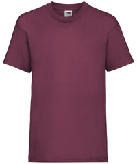 Fruit of the Loom Kids Valueweight T - Burgundy