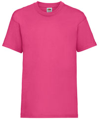 Fruit of the Loom Kids Valueweight T - Fuchsia