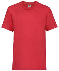 Fruit of the Loom Kids Valueweight T - Red*