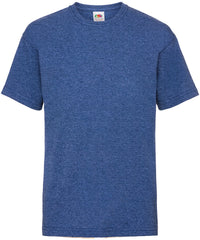 Fruit of the Loom Kids Valueweight T - Retro Heather Royal