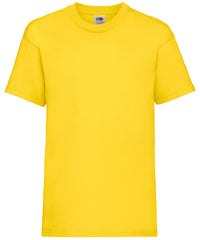 Fruit of the Loom Kids Valueweight T - Yellow