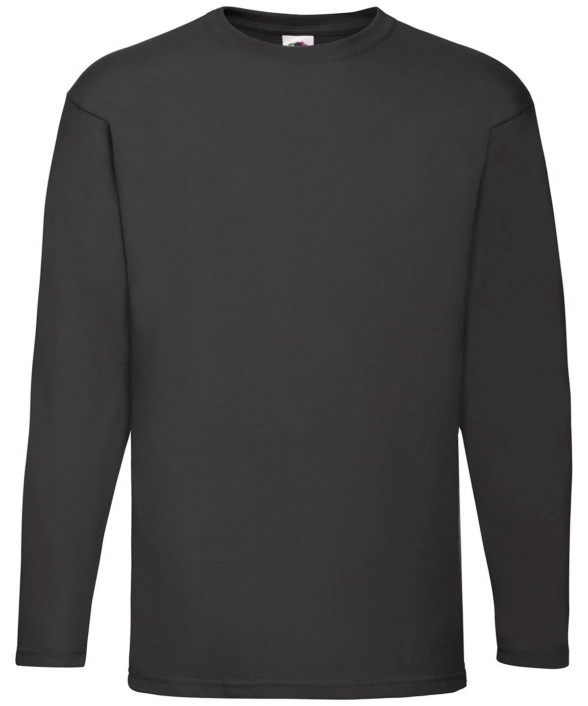 Fruit of the Loom Valueweight Long Sleeve T - Black*
