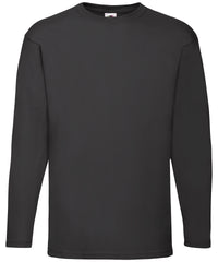 Fruit of the Loom Valueweight Long Sleeve T - Black*