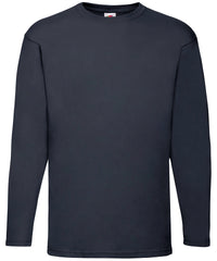 Fruit of the Loom Valueweight Long Sleeve T - Deep Navy