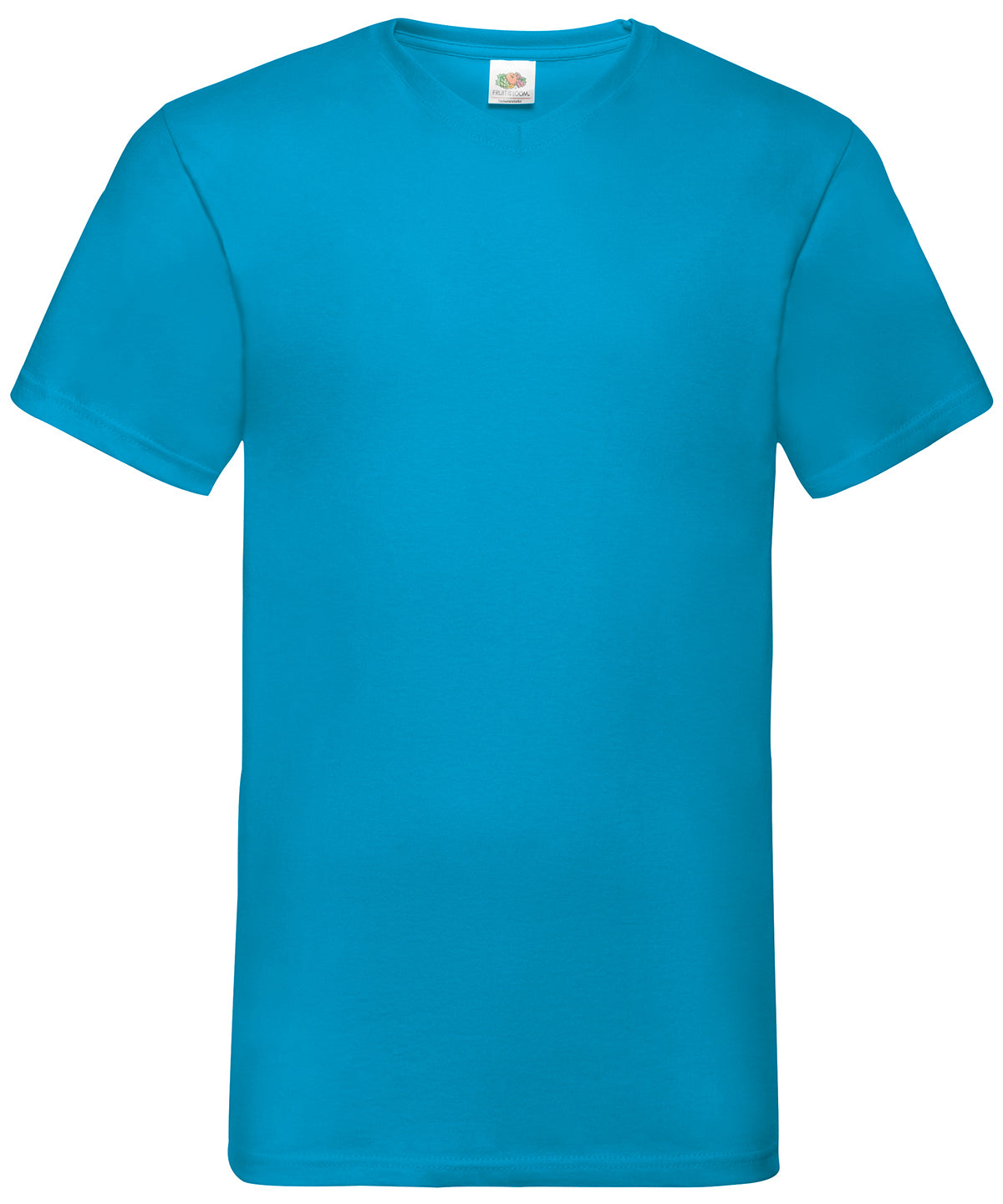 Fruit of the Loom Valueweight V-neck T - Azure Blue