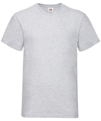 Fruit of the Loom Valueweight V-neck T - Heather Grey*
