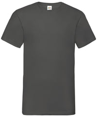 Fruit of the Loom Valueweight V-neck T - Light Graphite