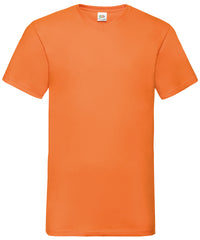 Fruit of the Loom Valueweight V-neck T - Orange