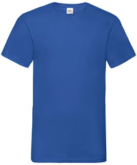 Fruit of the Loom Valueweight V-neck T - Royal Blue