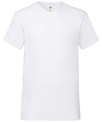 Fruit of the Loom Valueweight V-neck T - White*