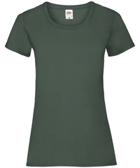 Fruit of the Loom Women's Valueweight T - Bottle Green