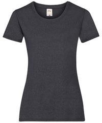 Fruit of the Loom Women's Valueweight T - Dark Heather Grey