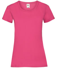 Fruit of the Loom Women's Valueweight T - Fuchsia