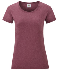 Fruit of the Loom Women's Valueweight T - Heather Burgundy