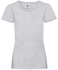 Fruit of the Loom Women's Valueweight T - Heather Grey