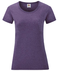 Fruit of the Loom Women's Valueweight T - Heather Purple