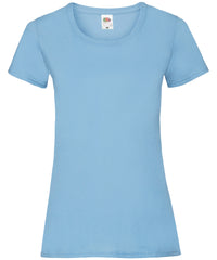 Fruit of the Loom Women's Valueweight T - Sky Blue